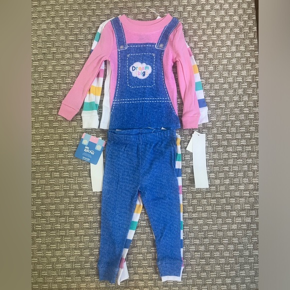 Ms. Rachel 4pc Snug Fit Cotton Pajama Set 18M - Picture 4 of 5